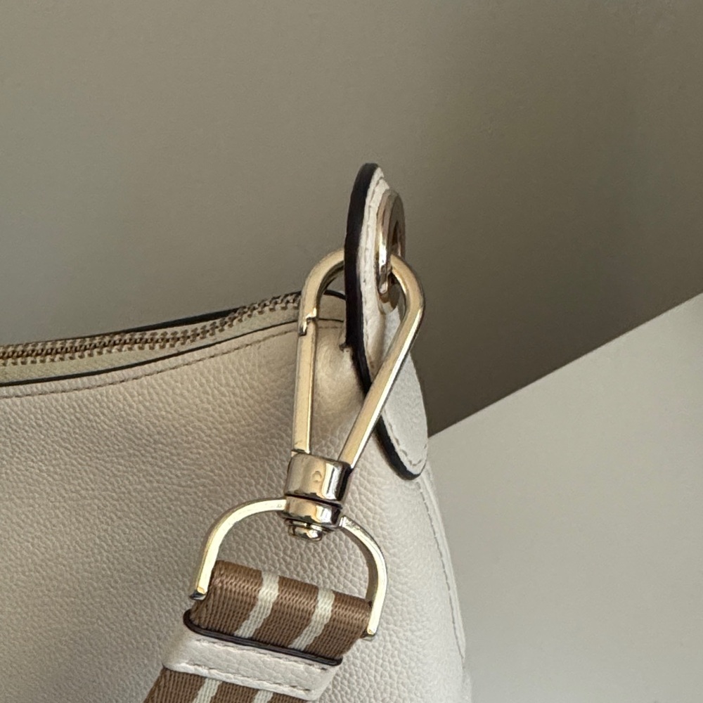 kate spade Rosie Small Leather Crossbody with Striped Tan Strap - Picture 9 of 10